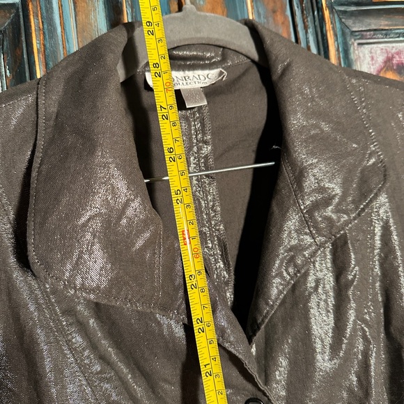 Shimmer and Shiny button down dress top size 10 - Picture 2 of 9